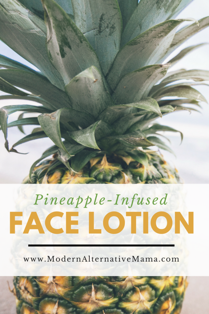 Pineapple-Infused Face Lotion