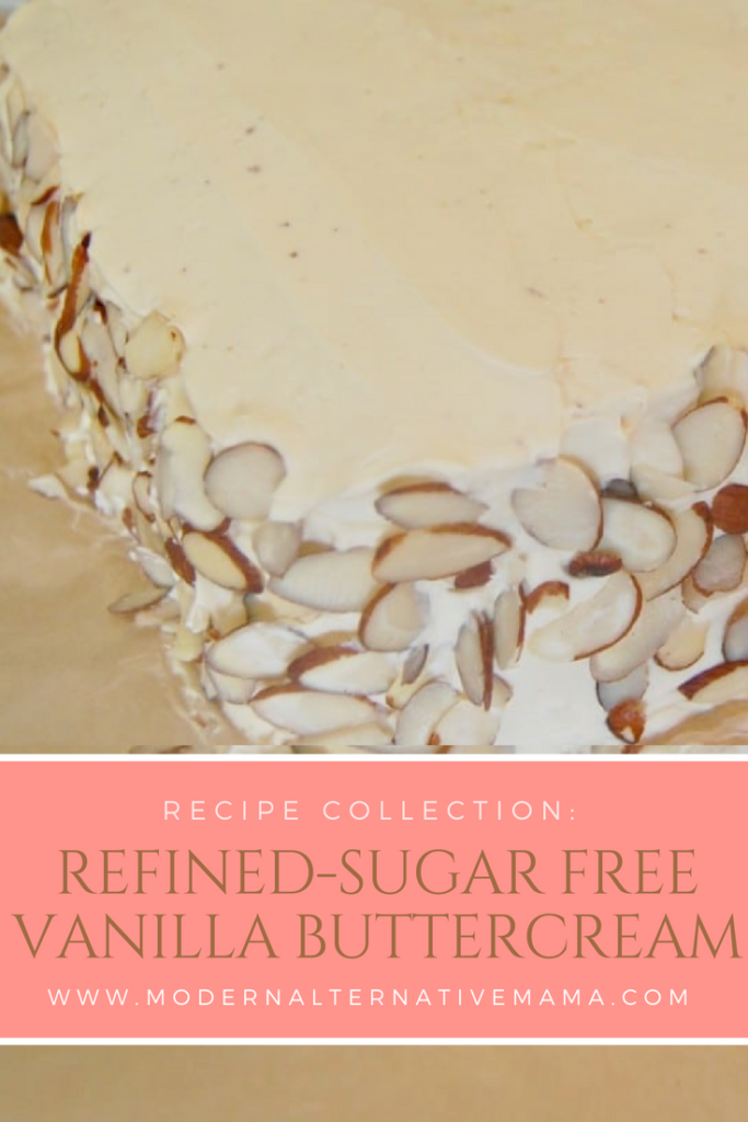 Refined-Sugar Free Vanilla Buttercream
