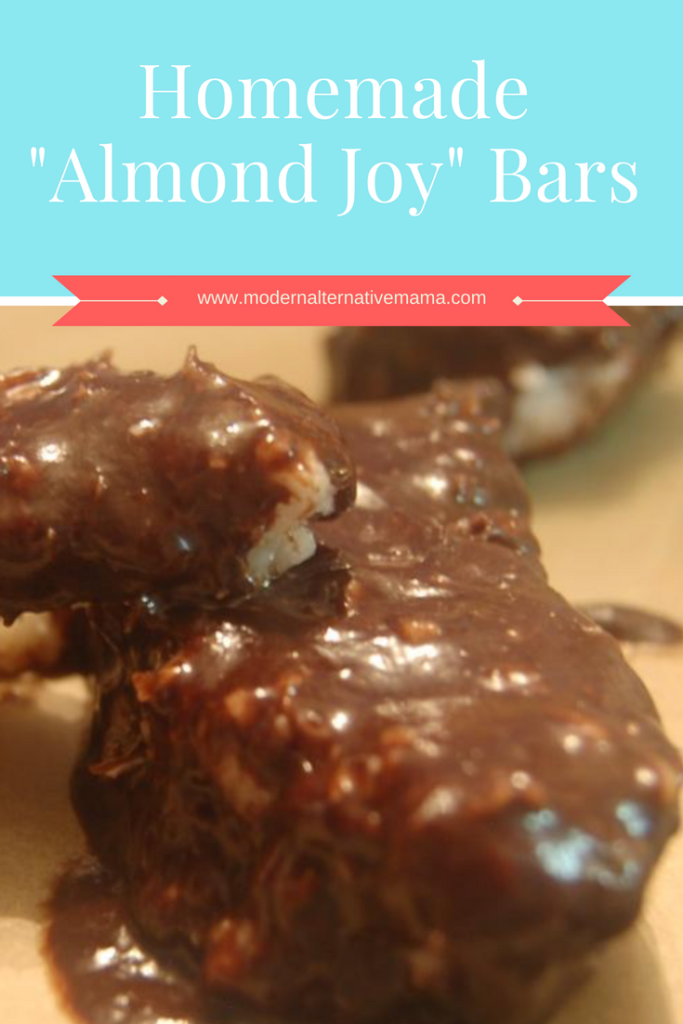 Homemade Almond Joy Bars