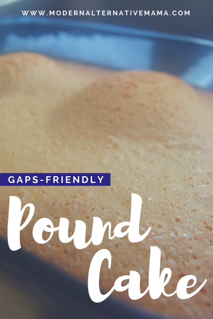 GAPS-FRIENDLY pound cake