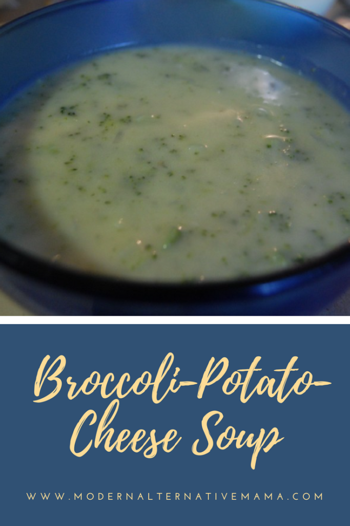 Broccoli-Potato-Cheese Soup