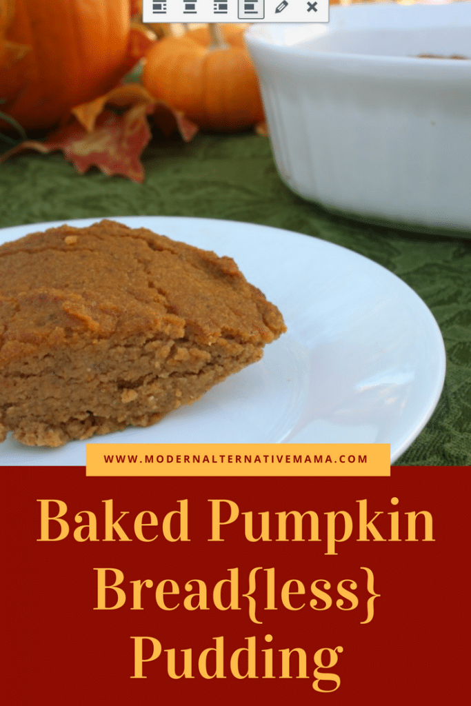 Baked Pumpkin Bread{less} Pudding