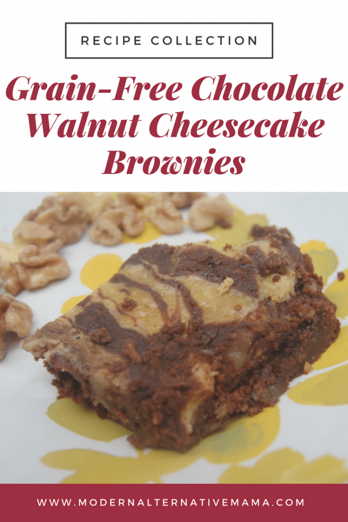 chocolate walnut cheesecake brownies