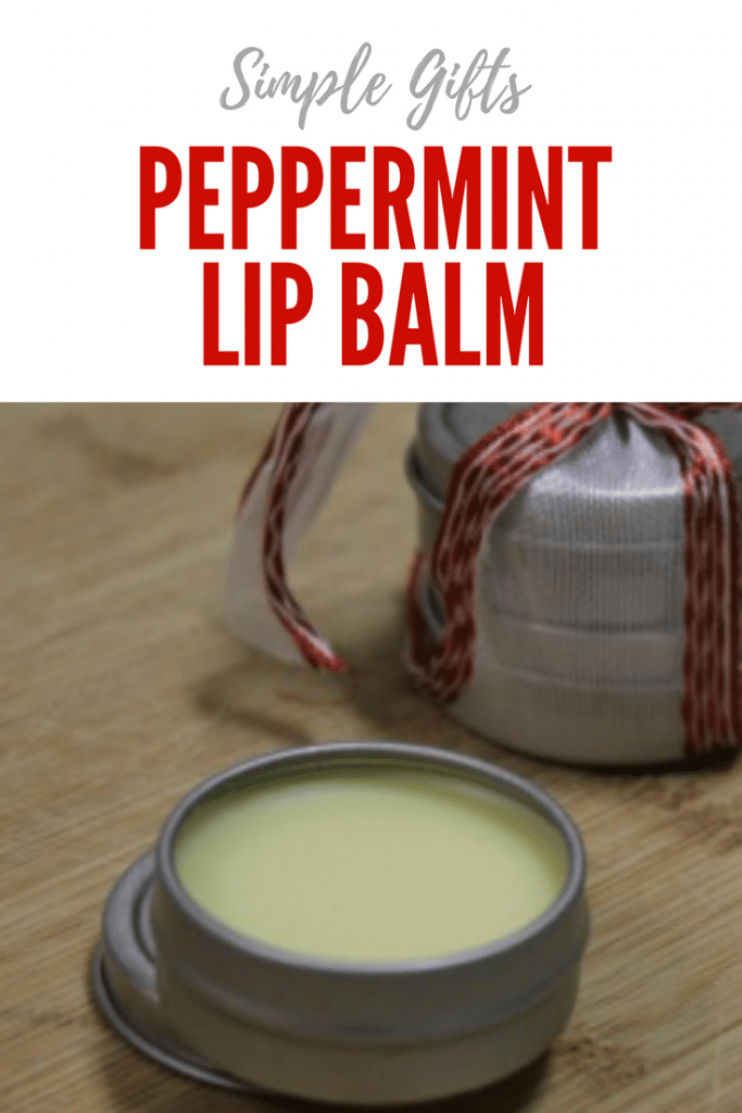 peppermint lip balm