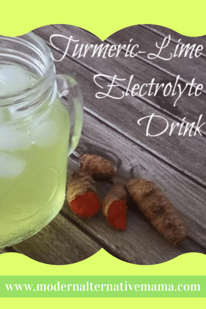 Turmeric Lime Electrolyte Drink