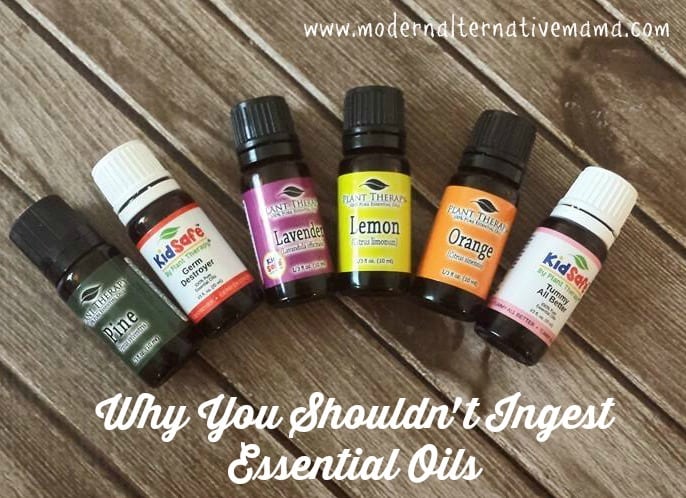 ingest essential oils