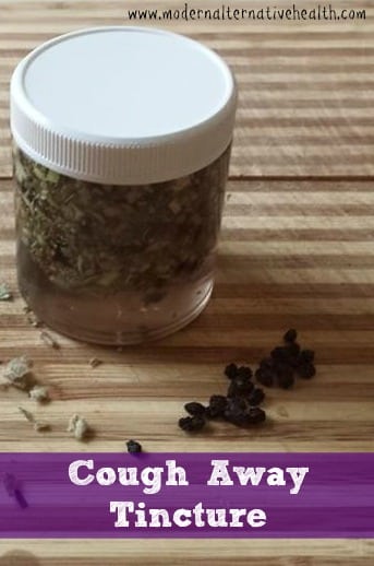 Simple, herbal cough away tincture to fight coughs, colds, sinus infections, and other respiratory illnesses.  Easy to make, perfect for fall/winter health.