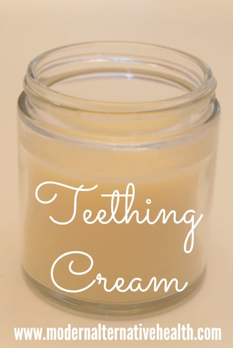 Teething cream