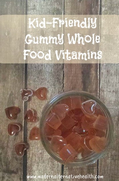 Kid-friendly gummy whole food vitamins. Using organic herbs and organic fruits, plus grass-fed gelatin, create a simple, tasty, good-for-you multivitamin kids will love.