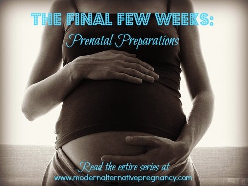 The Final Few Weeks: Prenatal Preparations