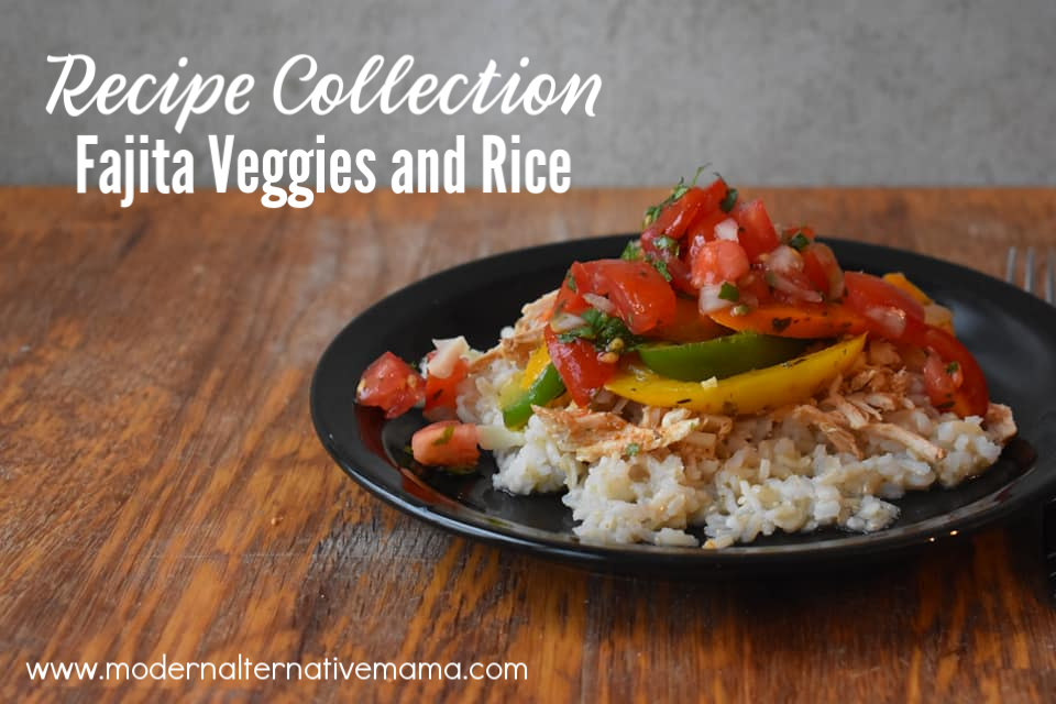 recipe collection: fajita veggies and rice