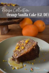 Orange Vanilla Cake (GF DF) |