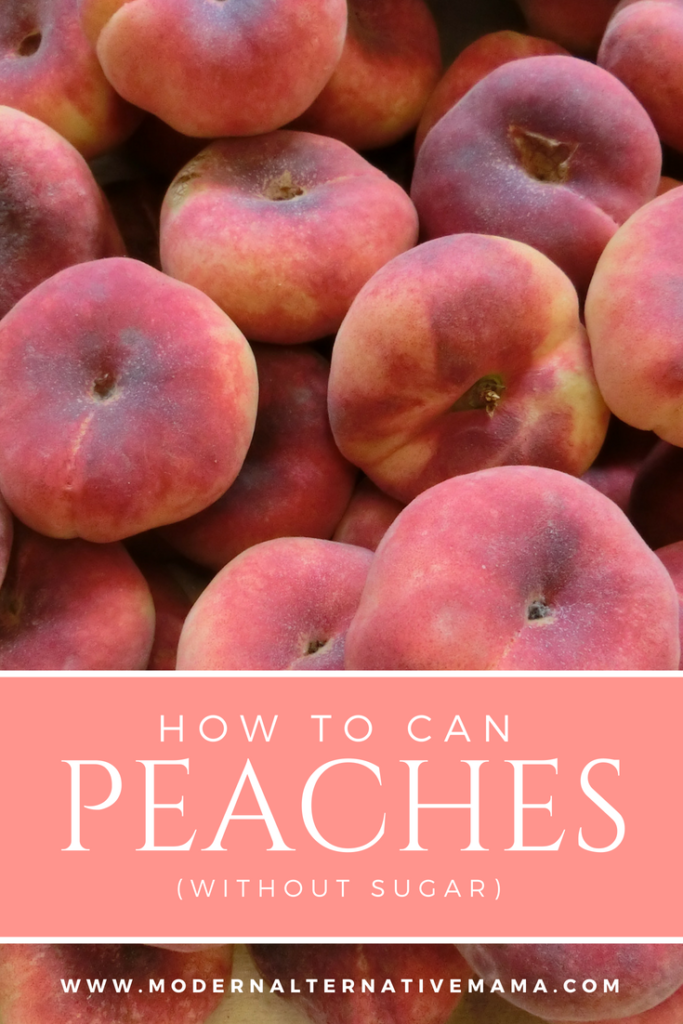 How to Can Peaches (Without Sugar)