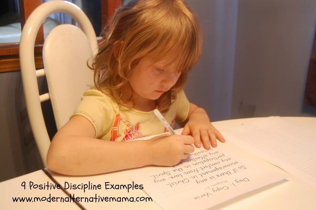 examples of positive discipline in the classroom