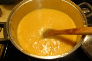 puree in pot