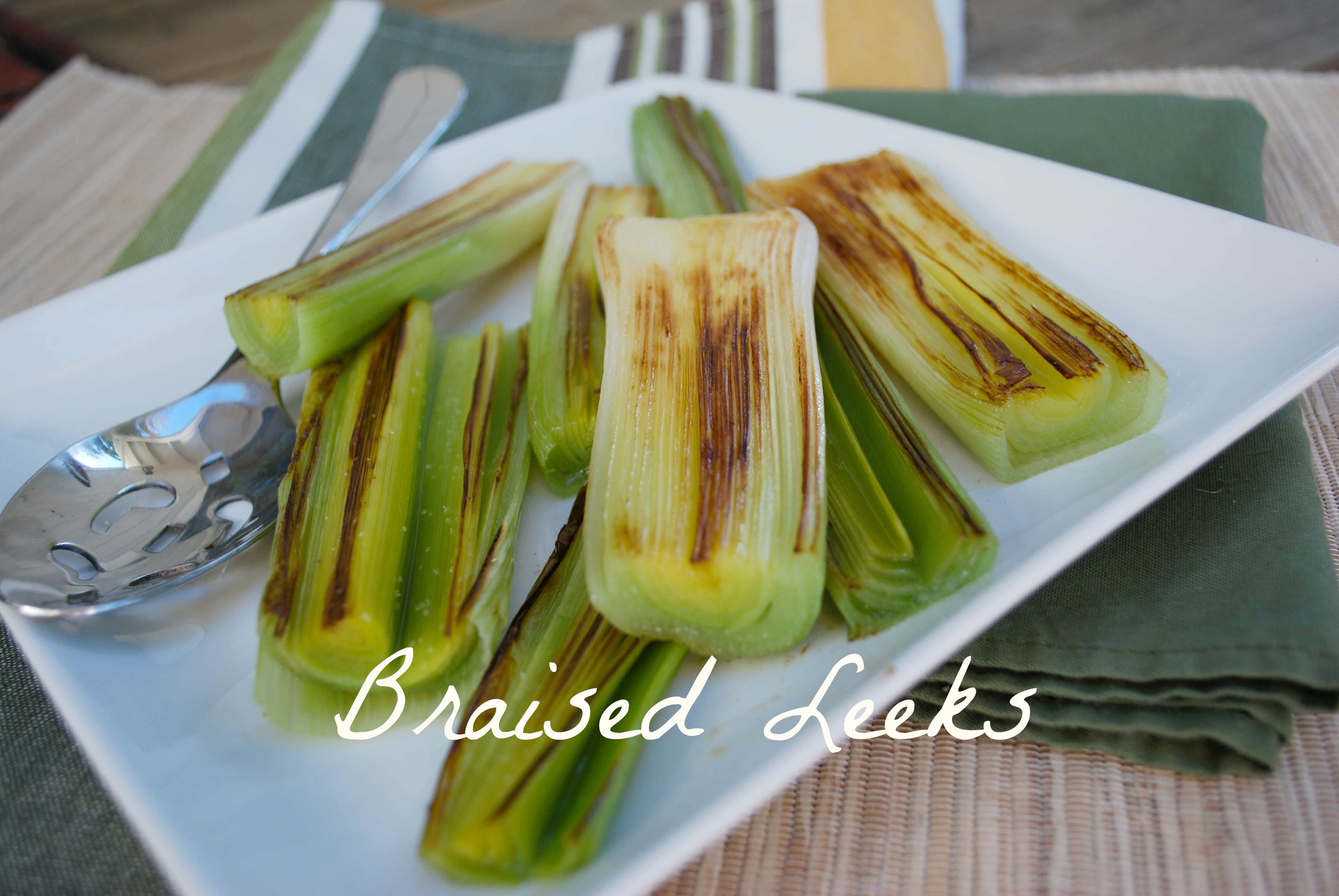 braised leeks