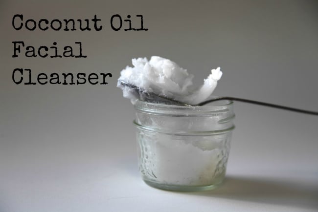 coconut oil facial cleanser