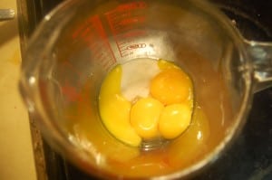 eggs and sugar