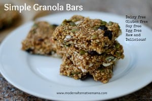 simple granola bars