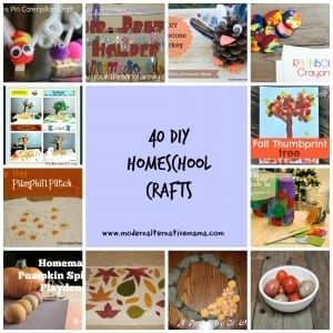 40 diy homeschool crafts