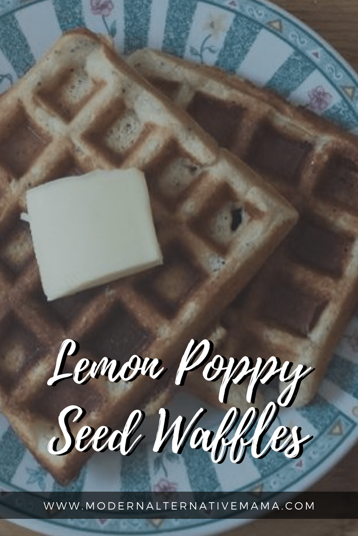 Recipe Collection Lemon Poppy Seed Waffles