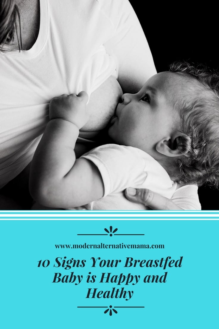 10 Signs Your Breastfed Baby is Happy and Healthy