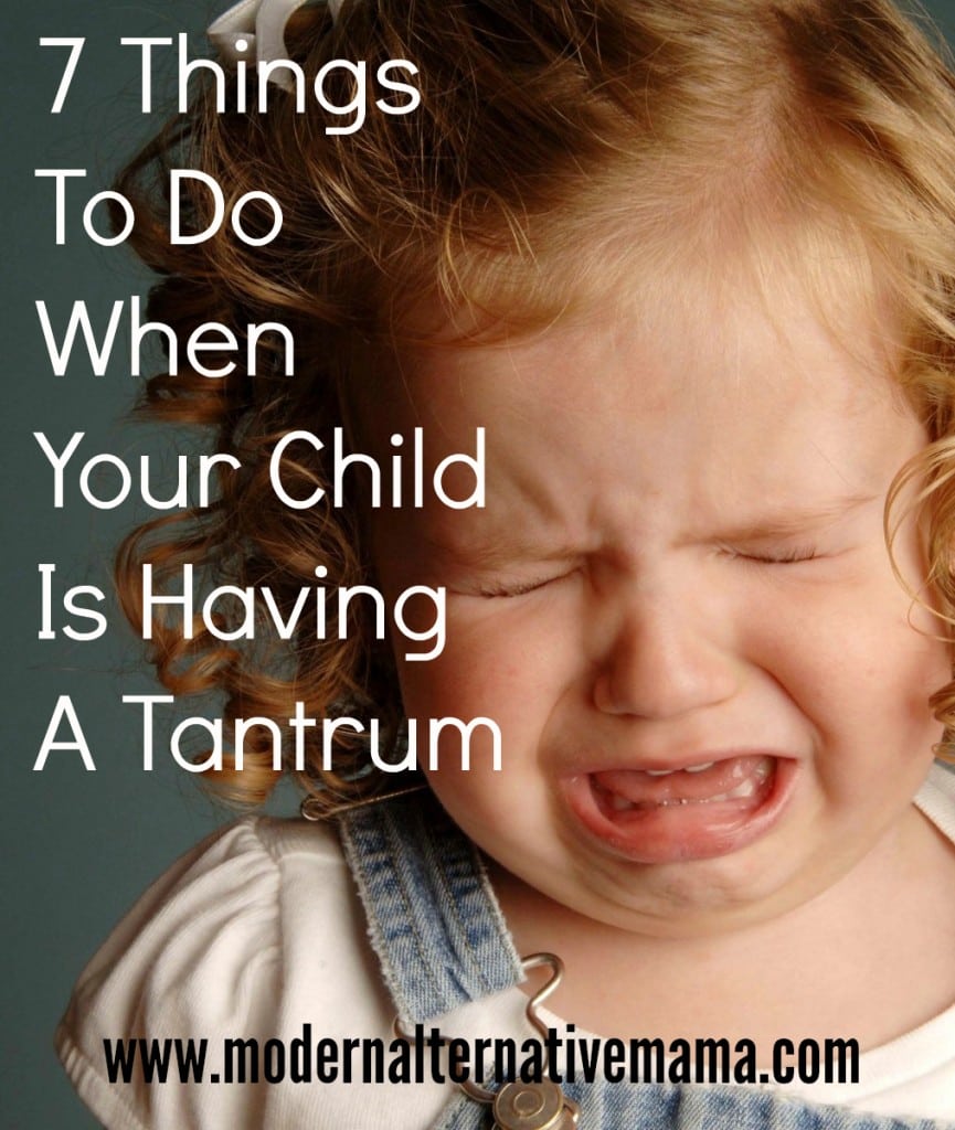 7 Things to do When your Child is Having a Tantrum Pinterest