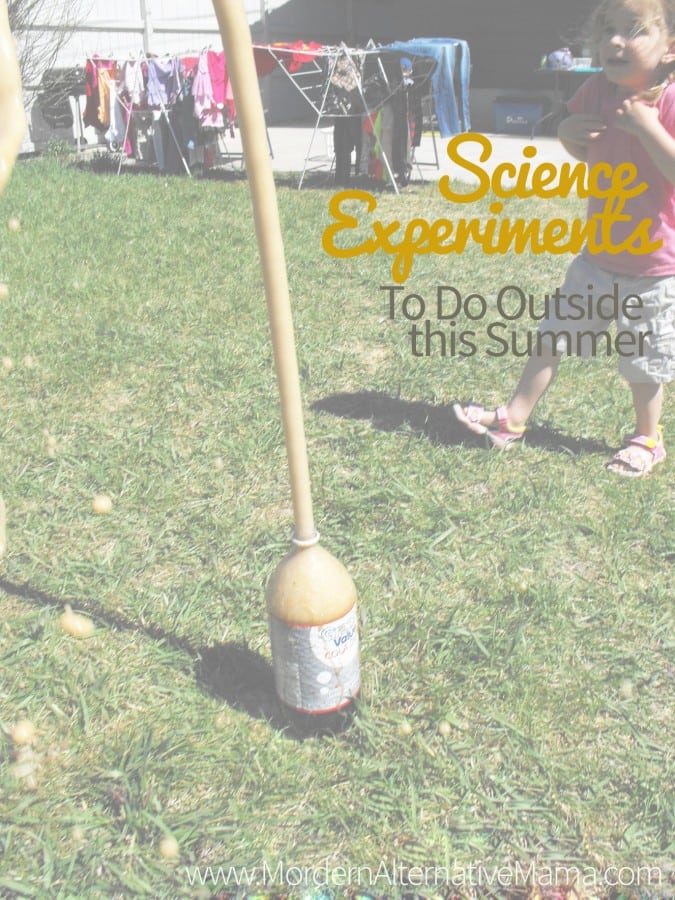 Science experiments outside1 - Modern Alternative Mama