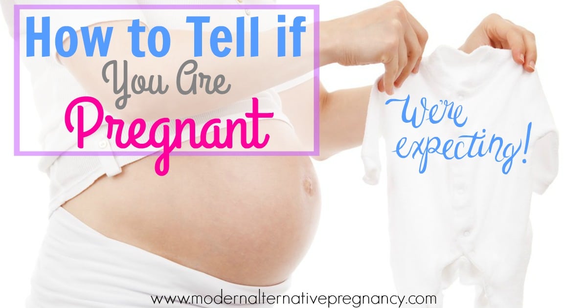 How To Tell If You Are Pregnant Modern Alternative Mama 