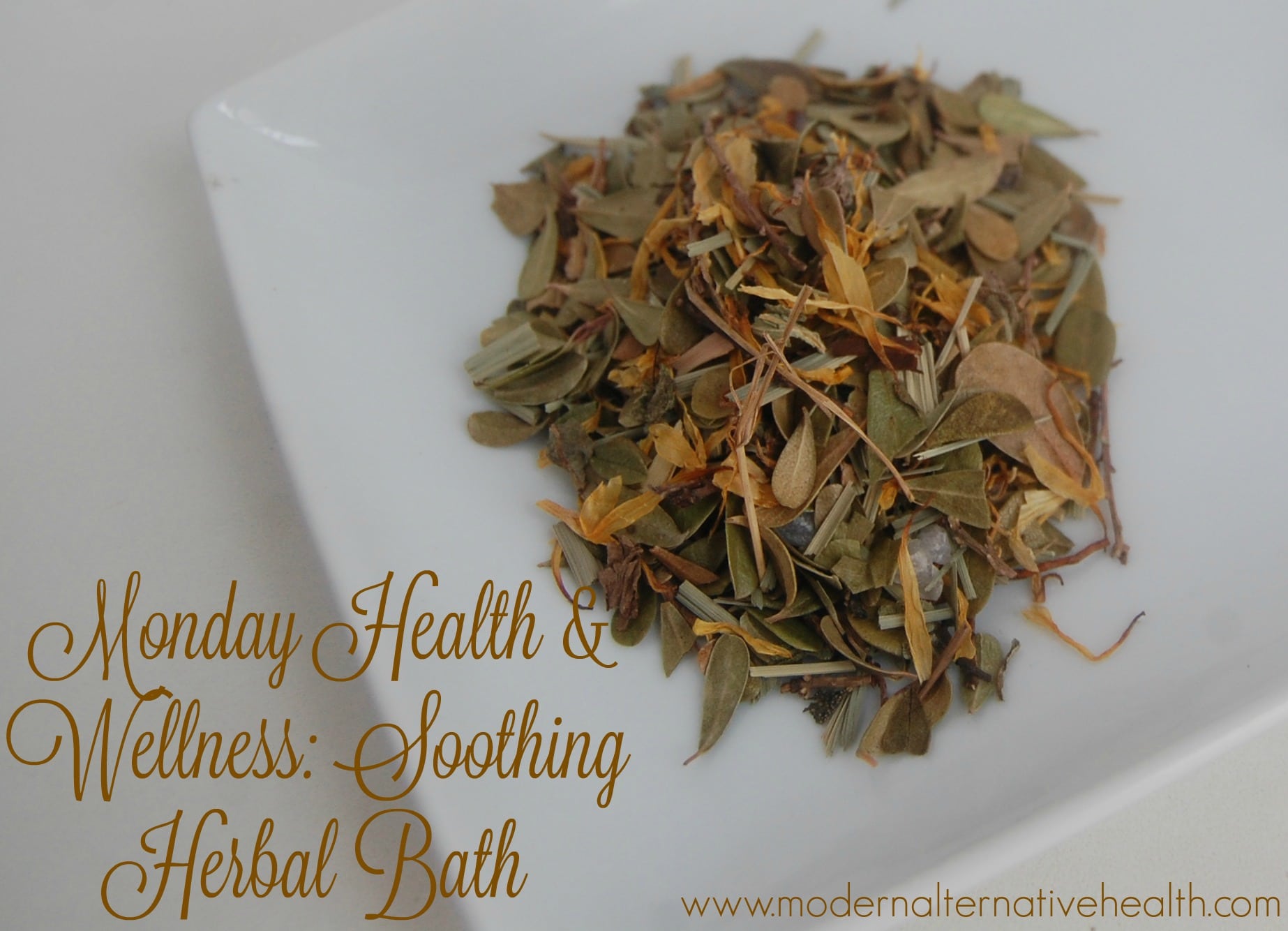 DIY Soothing Herbal Bath Modern Alternative Mama