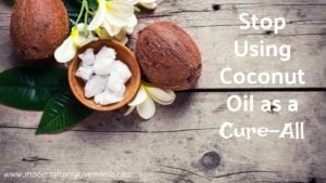 Stop Using Coconut Oil as a Cure-All